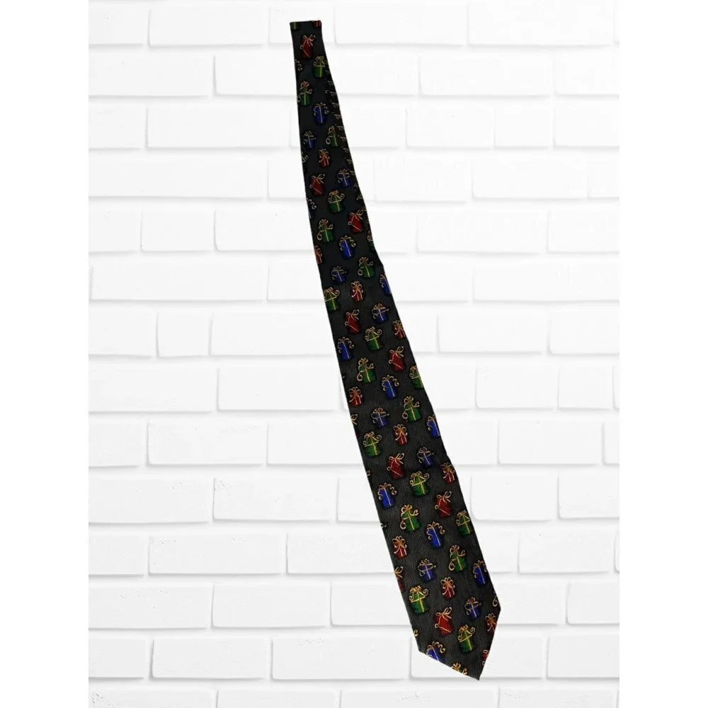 5/$25 J.Z. Richards Mens Necktie 100%‎ Silk Novelty Christmas Holiday Gift